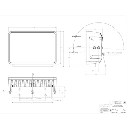 Maxillume h120 Trunnion Mount LED Flood Light