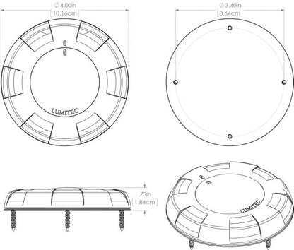 Aurora Surface Mount Dome Light