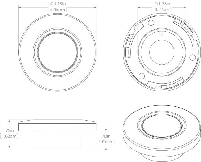 Orbit Flush Mount LED Down Light