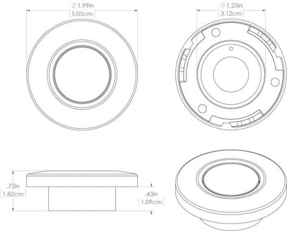 Orbit Flush Mount LED Down Light